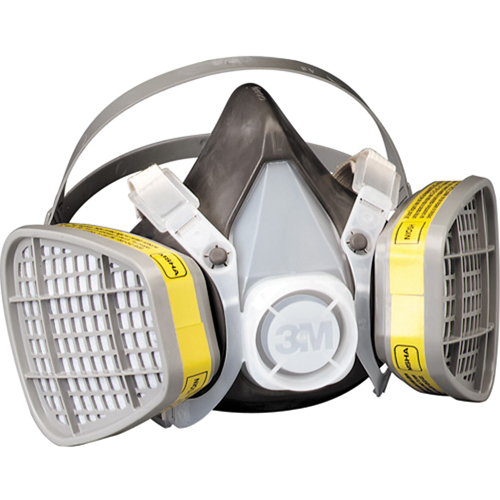 Respirateur pour vapeurs organiques/gaz acide, &eacute;lastom&egrave;re/Thermoplastique, Petit Cintas