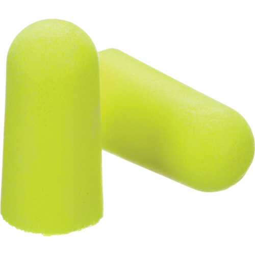 Bouchons d'oreilles n&eacute;on jaune E-A-Rsoft, Vrac - Sac en poly Cintas