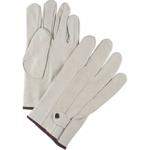 Gants de cordeur d'usage standard, Grand, Paume Cuir fleur de vache Cintas