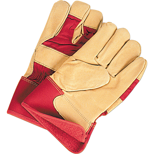 Superior Warmth Winter-Lined Fitters Gloves, Large, Grain Pigskin Palm, Thinsulate Inner Lining Cintas