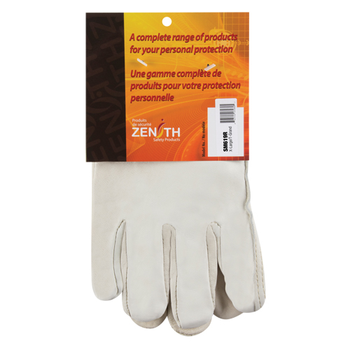 Winter-Lined Driver's Gloves, X-Large, Grain Cowhide Palm, Fleece Inner Lining Cintas