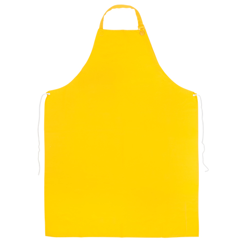 Tablier en PVC, PVC, Jaune, 35" la x 45" lo Cintas