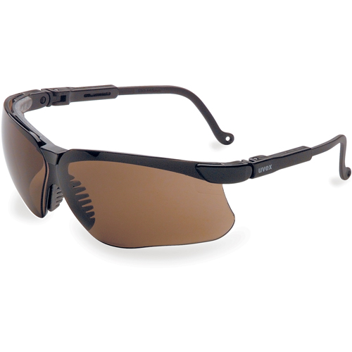 Lunettes de s&eacute;curit&eacute; Uvex Genesis, Lentille Brun, Anti-&eacute;gratignures, R&eacute;pond ou surpasse la norme CSA Z94.3 Cintas
