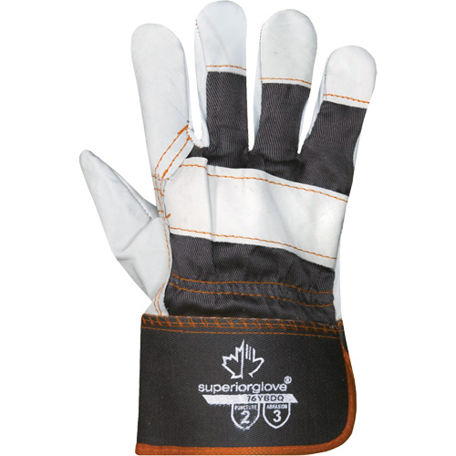 Endura&reg; Sweat-Absorbing Gloves, X-Large, Grain Cowhide Palm, Cotton Inner Lining Cintas