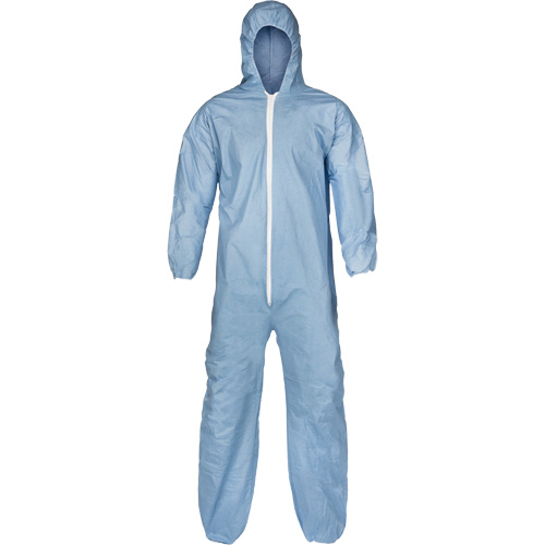 Pyrolon&reg; Plus 2 FR Coveralls, Small, Blue, FR Treated Fabric Cintas