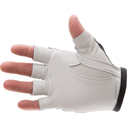 Gant droit antichoc, Taille Moyen, Paume Ch&egrave;vre/Cuir refendu Cintas
