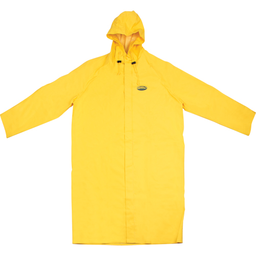V&ecirc;tement imperm&eacute;able Hurricane ignifuge et r&eacute;sistans &agrave; l'huile, manteau de 48', 3T-Grand, Jaune Cintas