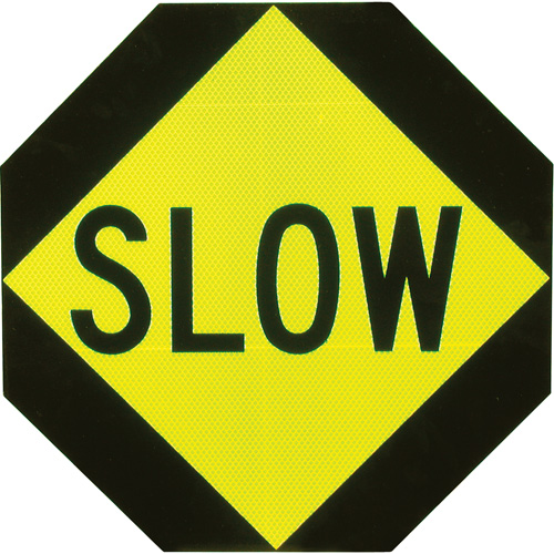 Double-Sided "Stop/Slow" Traffic Control Sign Cintas