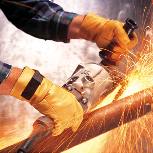 Vibration Protective Air Glove&reg;, Size X-Small, Grain Leather Palm Cintas