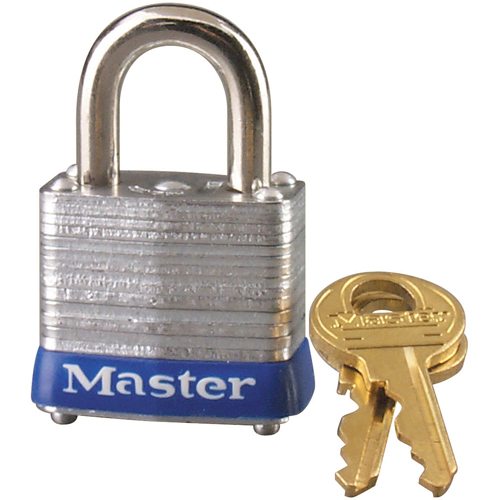 Cadenas &agrave; goupilles, Cl&eacute;s identiques, Acier lamin&eacute;, Largeur de 1-1/8" Cintas