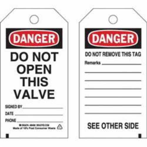 &eacute;tiquettes de s&eacute;curit&eacute; auto-plastifiantes, Polyester, 3" la x 5-3/4" h, Anglais Cintas