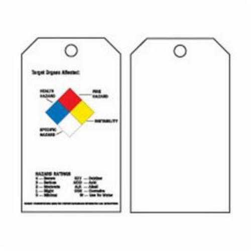 &eacute;tiquettes auto-plastifiantes du droit &agrave; l'information, Polyester, 3" la x 5-3/4" h, Anglais Cintas