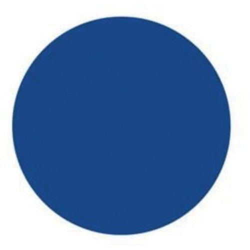 &eacute;tiquettes rondes inscriptibles, Cercle, 3" lo x 3" la, Bleu Cintas