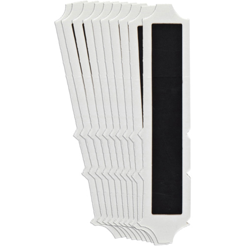 &eacute;tiquettes de lettres et chiffres gothiques individuels Quick-Align, I, 4" h, Noir Cintas
