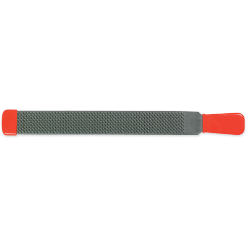 R&acirc;pe et lime pratique pour ferblantier avec poign&eacute;e coussin&eacute;e, Rectangulaire, 17-1/10", Demi-douce Cintas