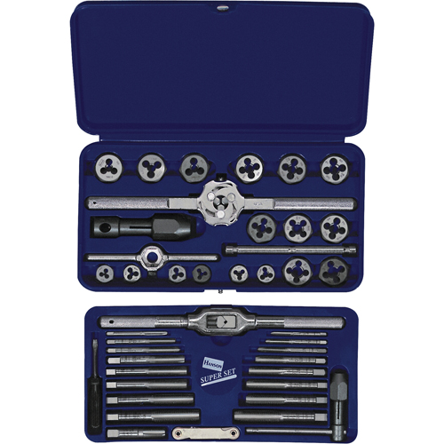 Hanson&reg; Metric Tap & Hex Die Set, 25 Pieces Cintas