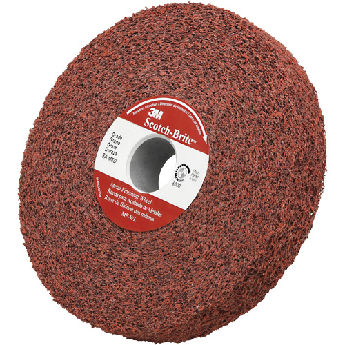Meule de finition &agrave; structure non tiss&eacute;e pour m&eacute;tal Scotch-Brite Cintas