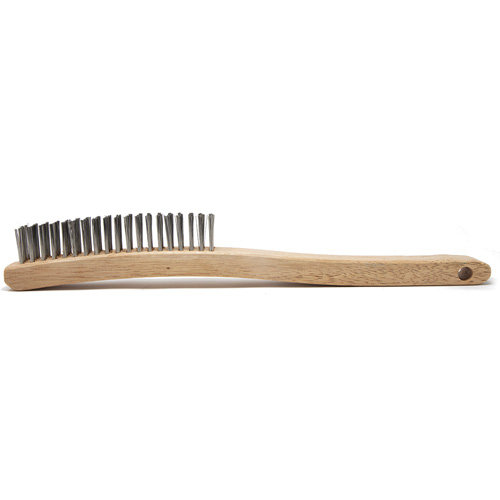 Brosse de nettoyage, Acier inoxydable, 4 x 19 rangs de fils, Longueur 13-11/16" Cintas