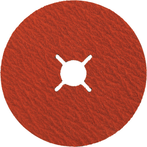 Cerabond X Fibre Disc, Ceramic, 24, 4-1/2" Dia x 7/8" Arbor Cintas