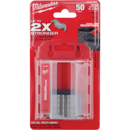 Hook Utility Knife Blades with Dispenser, Single Style Cintas