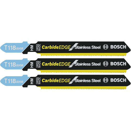 Jig Saw Blades Expert for All Purpose, Carbide, T-Shank, 3-1/4" L Cintas