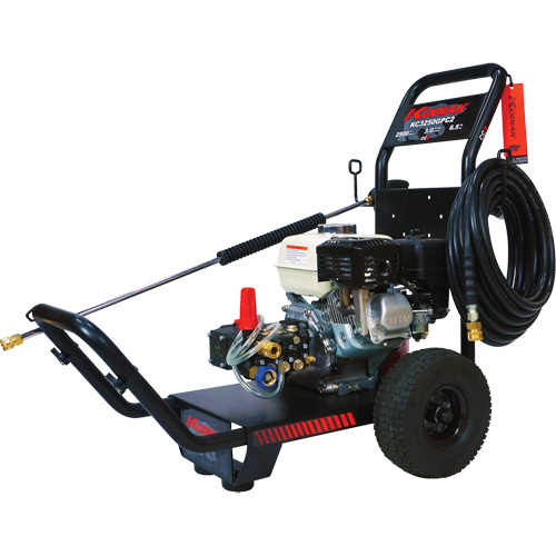 Medium-Duty Professional Pressure Washers, Gasoline, 2500 PSI, 3 GPM Cintas