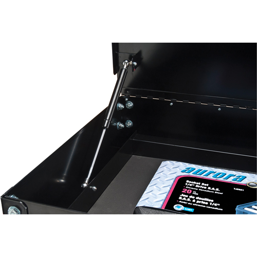 Chariot utilitaire, 4 tiroirs, 18" lo x 33" la x 39" h, Noir Cintas