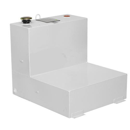 Steel Fuel Transfer Tank, Steel, 48 gal. Capacity, White Cintas