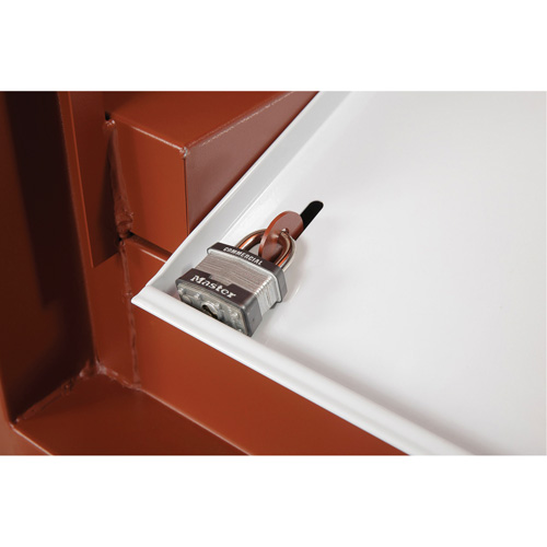 Field Office Jobsite Box, 33" W x 63" D x 80" H, Steel, Red Cintas
