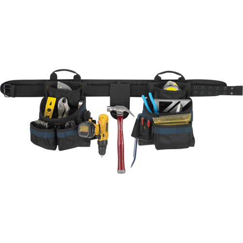 Electrician's Tool Belt, Polyester, Black Cintas