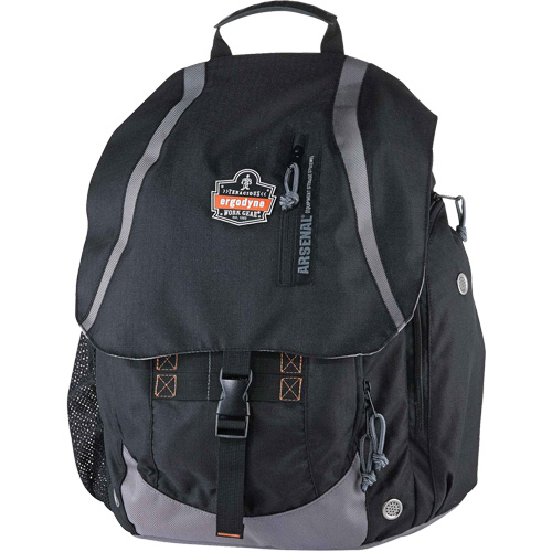 Arsenal&reg; 5143 Tool Backpack, 15" L x 8" W, Black, Polyester Cintas