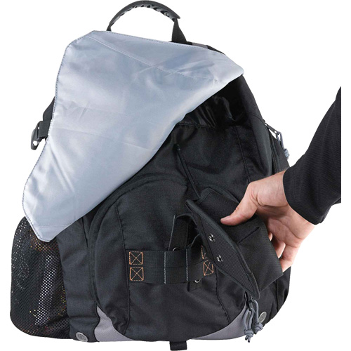 Arsenal&reg; 5143 Tool Backpack, 15" L x 8" W, Black, Polyester Cintas
