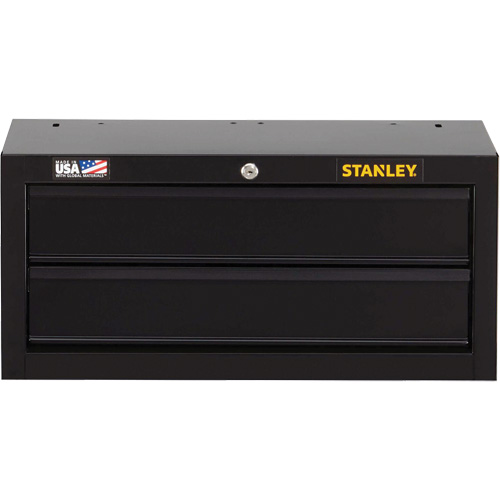 100 Series Middle Tool Chest, 26" W, 2 Drawers, Black Cintas