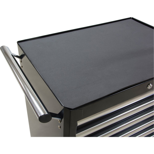 Industrial Tool Cart, 7 Drawers, 27" W x 18-3/4" D x 39" H, Black Cintas