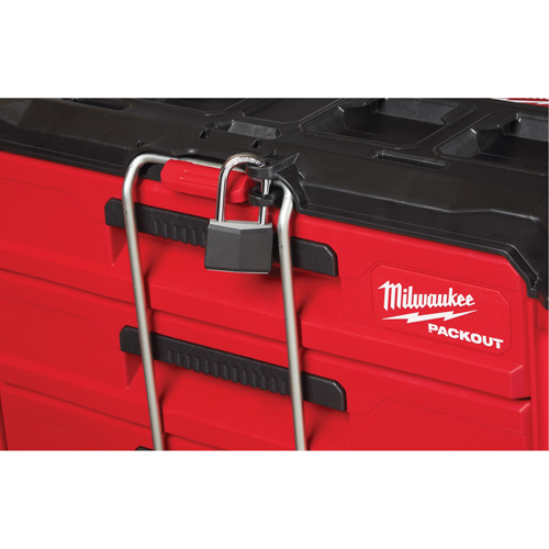Packout 2-Drawer Tool Box, 16-1/3" x 14-1/3" x 22-1/5", Red Cintas