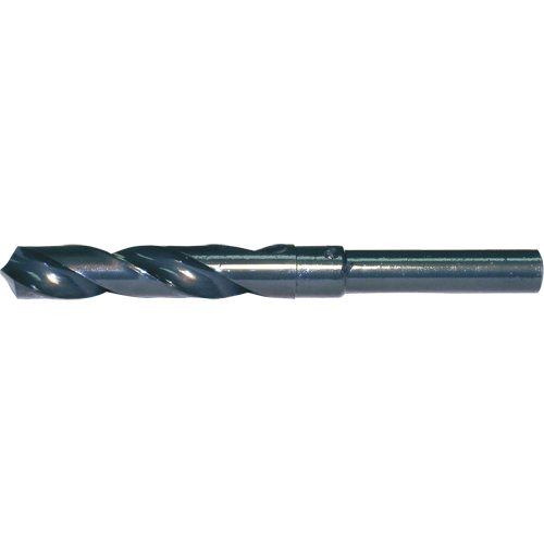 CLE-LINE 1/2" Reduced Shank Drill Bit, 1/2", High Speed Steel, 3-1/8" Flute, 118° Point Cintas
