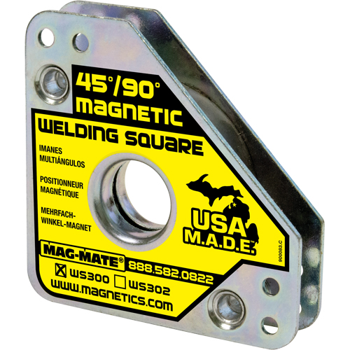 &eacute;querres de soudage magn&eacute;tiques, 3-3/4" lo x 3/4" la x 3-3/4" h, 60 lb Cintas