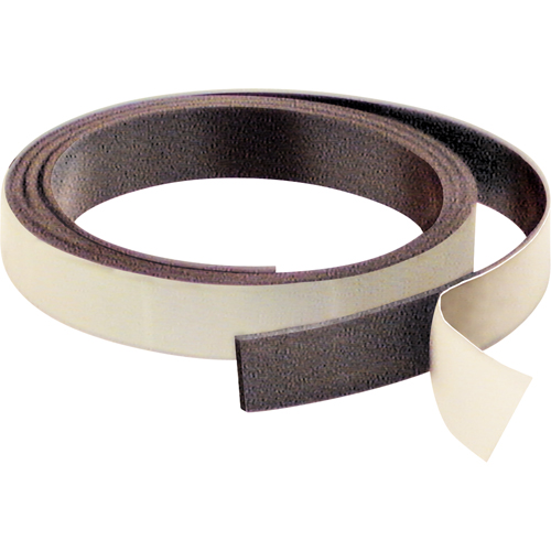 Magnetic Strips, 200' L x 1/2" W, 1/32" Thickness, Strength of 2 lbs. per Lin. Ft. Cintas