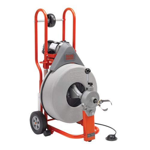 Drum Machine Drain Cleaner K-750, Electric, 3/4" x 100' Cintas