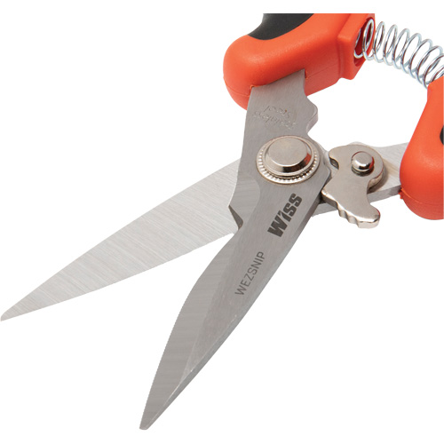 Cisaille polyvalente Easy Snip, Longueur de coupe de 4", Poign&eacute;e Droit Cintas