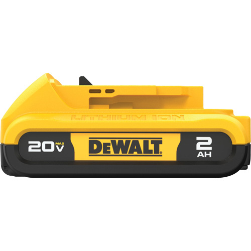 Bloc-piles 20 V Max* Compact XR, Lithium-ion, 20 V, 2 A Cintas