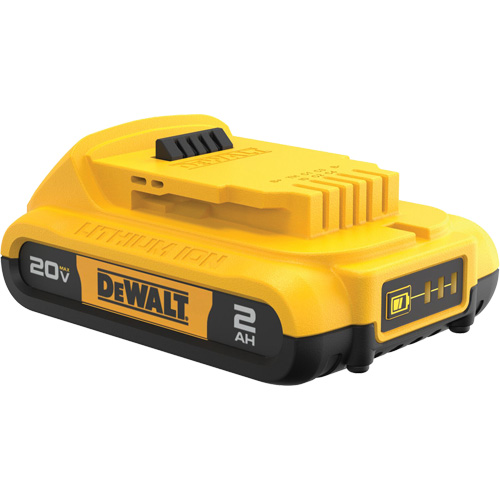 Bloc-piles 20 V Max* Compact XR, Lithium-ion, 20 V, 2 A Cintas