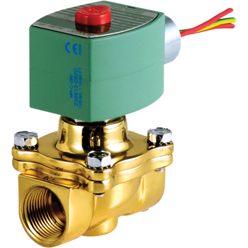 &eacute;lectrovannes &agrave; commande pilote deux voies, Tuyau de 3/8", 135 PSI Cintas