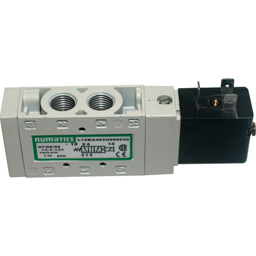 Pilot 5-Way 2-Position 4-Way Solenoid Valves, 3/8" Pipe, 150 PSI Cintas
