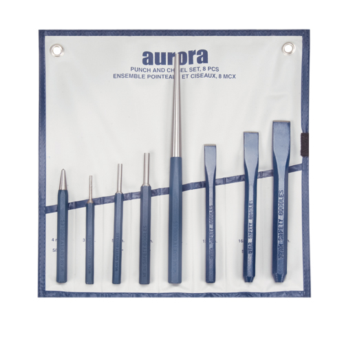 Punch and Chisel Set, 8 Pieces Cintas