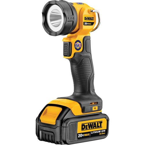 Lampe de travail Max, DEL, 110 lumens, 11 hres de fonctionnement, Bloc-pile Rechargeable, Plastique Cintas