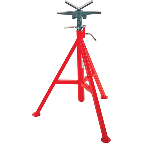 Support de tuyau en V no VJ-99, 71-132 cm R&eacute;glage de la hauteur, 12" Capacit&eacute; max. de tuyau, 2500 lb Capacit&eacute; de charge max. Cintas