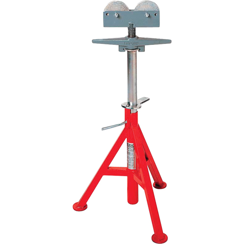 Support de tuyau pour rouleau &eacute;lev&eacute; no RJ-99, 82-140 cm R&eacute;glage de la hauteur, 12" Capacit&eacute; max. de tuyau, 1000 lb Capacit&eacute; de charge max. Cintas