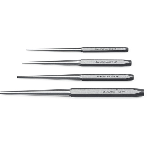 Long Taper Punch Set, 4 Pieces Cintas