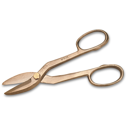 Cisailles pour feuilles m&eacute;talliques, Longueur de coupe de 3", Coupe Droit Cintas